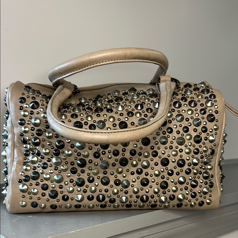 NWT Joes Studded Tan Handbag